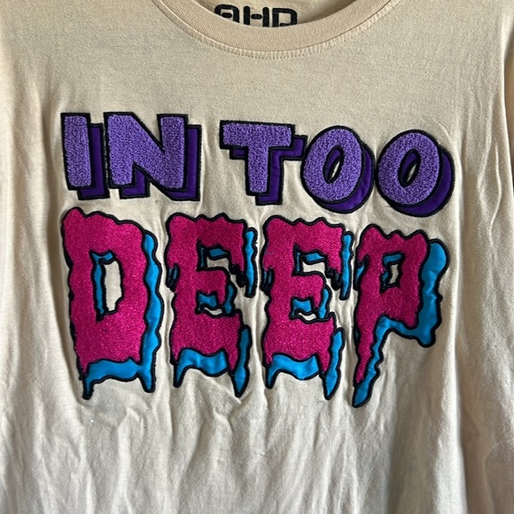 Another Hype Piece In Too Deep T-shirt Size XL - Picture 2 of 9